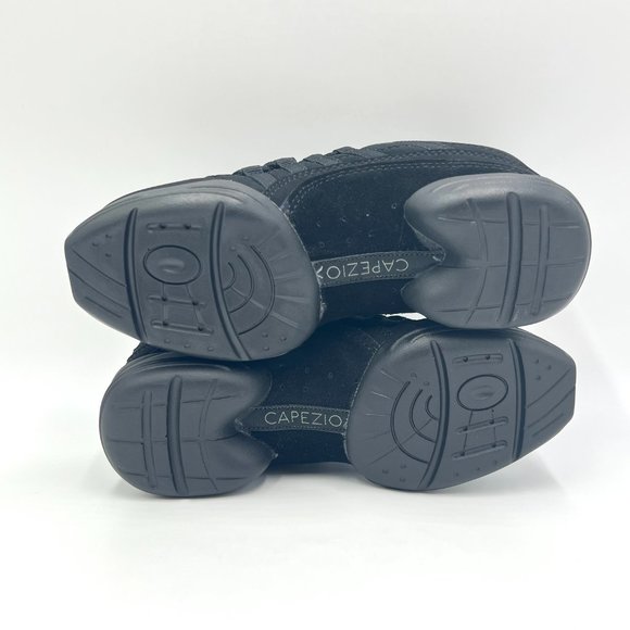Capezio Girls Kids Size 2 DS24 Rockit Black Split Sole Dance‎ Sneakers Shoes - Picture 9 of 12